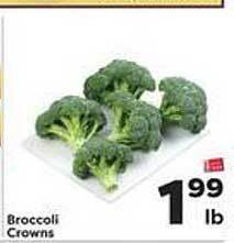 Weis Markets Broccoli crowns offer