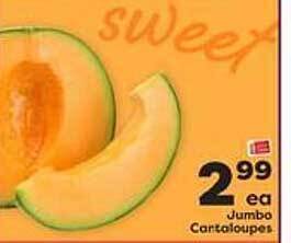 Weis Markets Jumbo cantaloupes offer