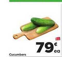 Weis Markets Cucumbers offer