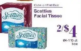 Fine Fare Scotties facial tissue offer