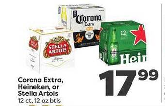 Weis Markets Corona extra heineken or stella artois offer