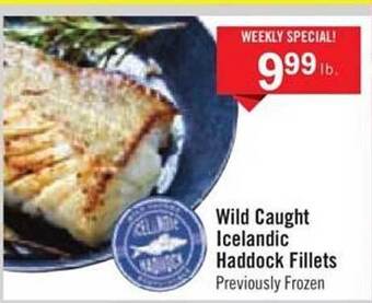 Price Chopper Wild caught icelandic haddock fillets offer