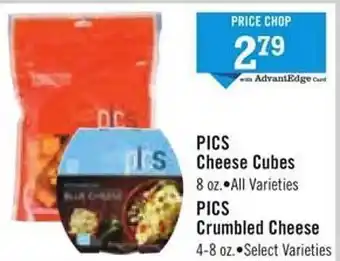 Price Chopper Pics cheese cubes pics crumbled cheese offer