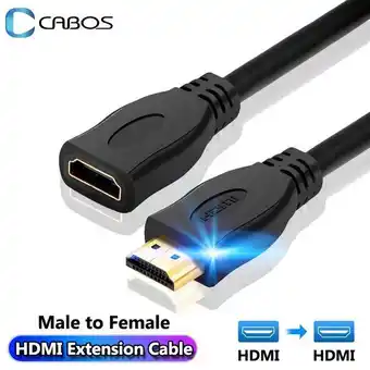 AliExpress Hdmi-compatible extension cable adapter 1080p male to female connector hdmi extender for computer hdtv laptop projector ps3 p offer