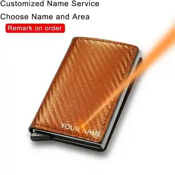 AliExpress Rfid card holder wallets for men money bag male short leather walet small slim leather smart thin wallets purse drop shipping offer