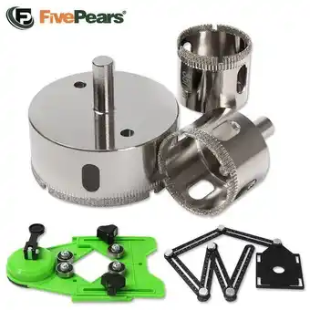 AliExpress Fivepears drill for porcelain tiles(not a set combo)，hole saw/crowns set/cup saw offer