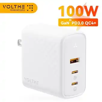 AliExpress Voltme 100w usb c ganiii charger type c pd 3.1 fast charging quick charge 4.0 for carregador iphone 13 12 pro max macbook lap offer