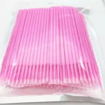 AliExpress 5/50/100pcs disposable microbrush eyelashes extension individual lash removing swab micro brush for eyelash extension tools h offer