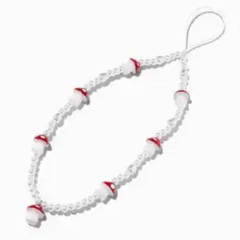 Claire's Lucky mushroom phone wrist strap offer