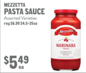 New Seasons Market Mezzetta Pasta Sauce offer