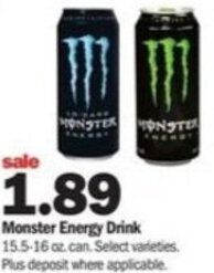 Meijer Monster Energy Drink offer