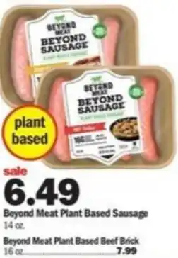 Meijer Beyond Meat Plant Based Sausage 14 oz offer