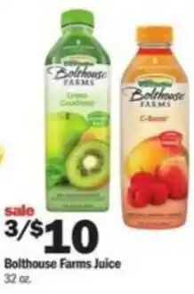 Meijer Bolthouse Farms Juice 32 oz offer