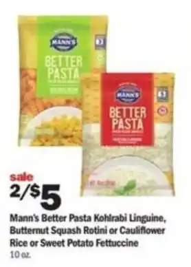 Meijer Mann's Better Pasta Kohirabi Linguine offer