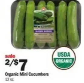 Meijer Organic Mini Cucumbers 12 oz offer