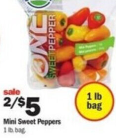 Meijer Mini Sweet Peppers offer