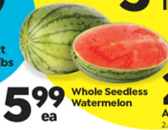 Save a Lot Whole Seedless Watermelon offer
