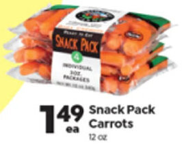 Save a Lot Snack Pack Carrots offer