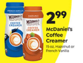 Save a Lot McDaniel's Coffee Creamer offer