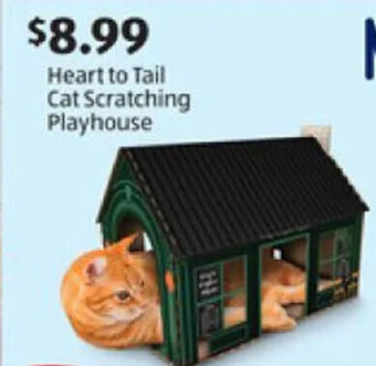 Aldi Heart to Tail Cat Scratching Playhouse offer