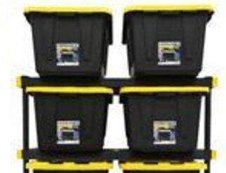 Lowe's Commander 27-Gallon Storage Tote with Lid offer