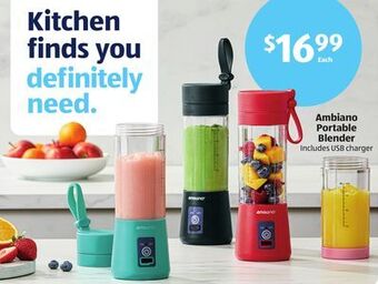 Aldi Ambiano portable blender offer