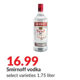 Hy-Vee Smirnoff vodka offer
