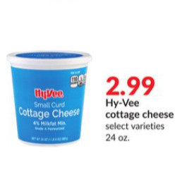 Hy-Vee Hy-vee cottage cheese offer