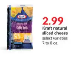 Hy-Vee Kraft sliced cheese offer