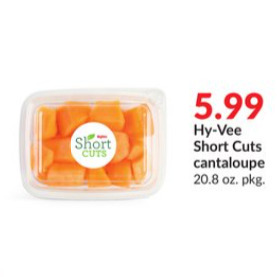 Hy-Vee Short cuts cantaloupe offer
