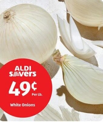 Aldi White Onions offer