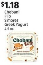Aldi Chobani Flip S'mores Greek Yogurt offer