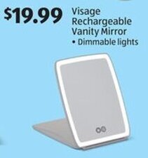 Aldi Visage Rechargeable Vanity Mirror offer