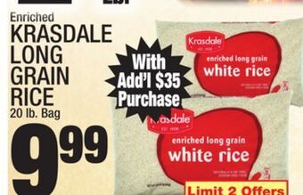 C Town Krasdale long grain rice offer