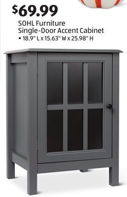 Aldi Sohl furniture single-door accent cabinet offer