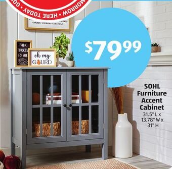 Aldi Sohl furniture accent cabinet offer
