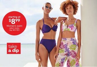 JC Penney Women's swim offer