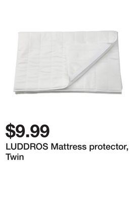 Ikea Luddros mattress protector, twin offer