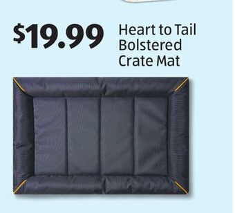 Aldi Heart to tail bolstered crate mat offer