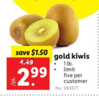 Lidl Gold kiwis offer