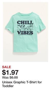 Old Navy Unisex graphic t-shirt for toddler offer