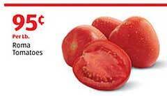Aldi Roma tomatoes offer