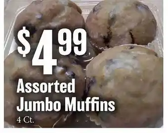 Econofoods Assorted jumbo muffins offer