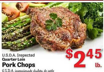 Food Depot Quarter loin pork chops offer