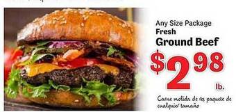 Food Depot Fresh ground beef offer