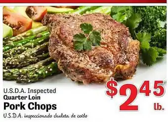 Food Depot Quarter loin pork chops offer