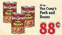 Food Depot Van camp's pork and beans offer