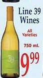 Market Basket Line 39 wines offer