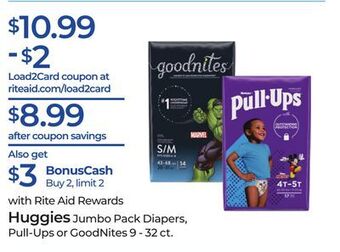 Rite Aid Huggies offer