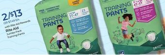 Rite Aid Rite aid jumbo pack training pant offer